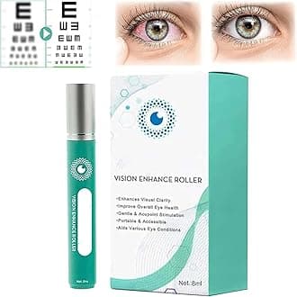 2024 New Mesdilisk Vision Enhance Roller, Ophthalmic Vision Enhance Roller, Eye Massage Roller, Enhances Visual Clarity, Relieve Eye Strain, Relief Dry Dryness, 8ml (1pcs)