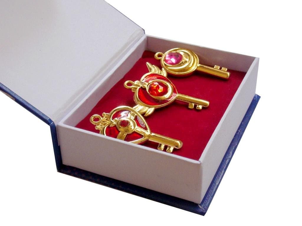 3 Pcs A Set Sailor Moon Magic Wand Hanging Buckle Keychain New Collection