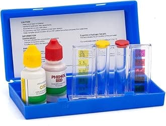 Swimming Pool Spa Water Chemical Test Kit for Chlorine and Ph Test (2 Way Test Kit)