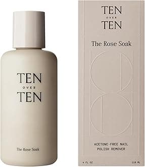 The Rose Soak Acetone-Free Nail Polish Remover | Clean, Natural, Non-Toxic Nail Care (4 fl oz | 118 ml)