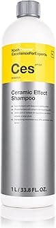 Ceramic Effect Shampoo (Ces) - High-Gloss Car Wash & Sealant – Hydrophobic Protection for Coated Surfaces – Berry Almond Scent - 1 Liter
