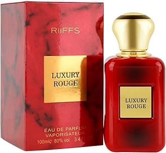 RiiFFS PERFUMS Riiffs Luxury Rouge Imported Long Lasting 100Ml Unisex Liquid Perfume, Spicy, Aromatic & Floral, Soothing Fragrance