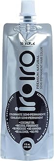 Premium Natural Semi-Permanent Hair Color 10 Iro Black (4oz)