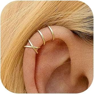 Ear Cuff Earrings Ear Crawler Earrings for Women Helix Hook Earrings Ear Wrap Earrings Snowflake Rhinestone Lightning Bolt Pierced Clip Earrings Trendy Jewelry for Women 2024