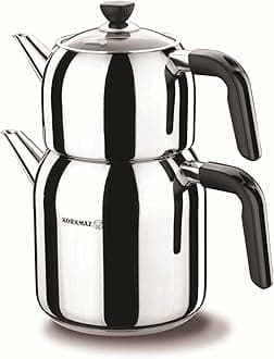 Korkmaz A079-01 Kappa Mega tea pot set, Caydanlik Takimi