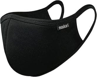 Reusable 3 Layer Face Mask | HeiQ Viroblock | Breathable & Sporty | Sizes for Men, Women, Teens & Kids | With & Without Adjustable Ear Loops