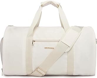 seyfocnia Convertible Carry on Garment Bag for Women, Garment Bags for Travel with Shoe Pouch 2 in 1 Hanging Suitcase Suit Bag for Women Travel Duffle Bag Garment Bag