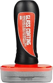 Azonee Windshield Cleaner, Glass Coating for Windshield, Windshield Hydrophobic, Improves Visibility for Enhancing The Visual Effects of Automotive Windshields, Automotive Oil Film Cleaning Brush