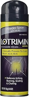 Lotrimin AF Jock Itch Powder Spray 4.60 oz (Pack of 2)