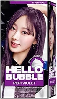 Korea Easy Bubble Color Dyeing Kit, 3.35 Ounce, Cruelty Free, Cream, Demi-Permanent, All Hair Colors, Vanilla Mermaid Rose (7V)