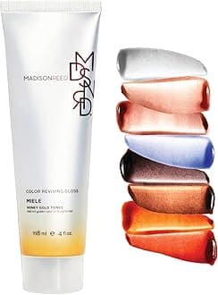 Color Reviving Gloss, Miele - Honey, Semi-Permanent Hair Dye, Enhances Hair Color & Corrects Tone, Adds Brilliant Shine, Keratin & Argan Oil, 4 Fl Oz (118 mL)