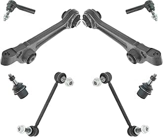 TRQ Front Steering & Suspension Kit Ball Joint Control Arm Sway Bar Stabilizer Link Tie Rod Compatible with 2011-2022 Chrysler 300 Dodge Challenger Charger