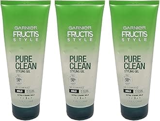 Fructis Style Pure Clean Styling Gel 6.80 oz (Pack of 3)