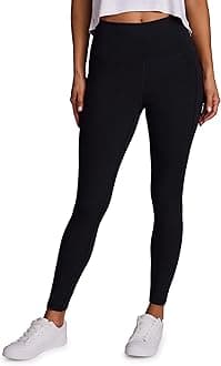 Active Women's Ultra Soft Solid Workout Running Yoga Leggings with Pockets