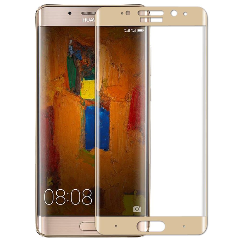 AMAZECO Huawei Mate 9 Pro Screen Protector / Full Coverage / HD Clear / 3D Touch Compatible / 0.3mm Thickness / Tempered Glass Screen Protector for Huawei Mate 9 Pro - Gold