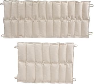 Piyush Lifescience | moist heat therapy hydrocollator pack for physiotherphy pain relief, hote pack bag for pain relief, steam hot pack set - Pack Of (Lumber_Standard_2Pcs)