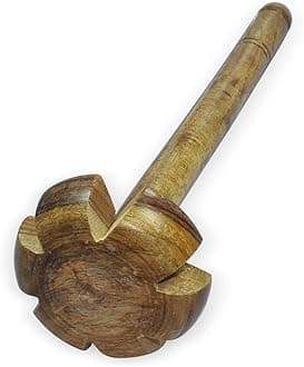 Wooden Handmade Madani Mixer Hand Blender Rai for Kitchen