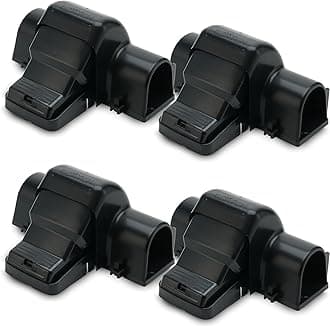 Rat Traps Indoor and Outdoor - 4 Pack Dual-Entry Large Rat Trap Outdoor and Indoor for Home, Garden and Restaurant with 99.9% Trap Rate | Easy to Use Rodent Traps with Safe Hands Free Design - UCatch