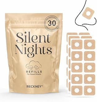 60PCS Magnetic Nose Strip Refill Tabs Pack, Compatible with Magnetic Nasal Dilator Strip Anti-Snoring Sleep Nasal Strips, Nose Magnets Anti-Snoring Equipment for Dialator