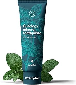 Natural Probiotic Hydroxyapatite Toothpaste 5.5 Fl Oz Fluroide Free Toothpaste Remineralising Suitable for Adults & Children Helps Sensitive Teeth and Whitening Wild Mint Flavour