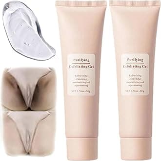 Purifying Exfoliating Gel, Moisturizing Exfoliator Scrub for Whole Body, Achieve Smoother Skin (2PCS, 3.52oz)