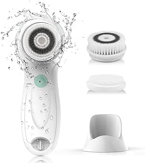 TOUCHBeauty AS-0759D 360 Rotary Facial Cleansing Brush with PBT Brush&Convenient Stand