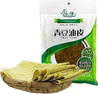 Tofu Skin Dried Beancurd Sticks - Handmade Green Beans Dried Tofu Skin 118 G 4.1 Oz Vegetarian Food Special Youdoupi, For Cooking Cold Dishes Hot Pot Dry Mixing Frying Soup