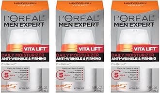 Skin Care Men Expert Vita Lift Anti-Wrinkle and Firming Daily Moisture, 3 Count