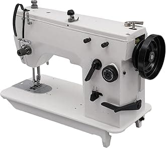 Industrial Sewing Machine with Drop Needle Control Handle, 2 IN1 Heavy Duty Sewing Machine 2000RPM for Sewing Stores, Workshops, Garment Stores Easy To Operate