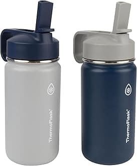 Thermoflask Kids Double Wall Vacuum Insulated Stainless Steel (Grey/Navy)