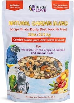 All Natural Garden Blend Bird Food for Parrots 2lb