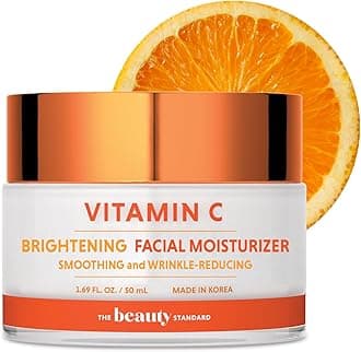 Vitamin C Facial Moisturizer - Hydrating & Anti-Aging, Smooths & Brightens Skin - Dermatologist Tested, Clean Beauty, Cruelty-Free Korean Skin Care for All Skin Types - 1.69 fl. oz