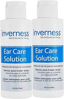 INVERNESS After Piercing Ear Care Solution 4 oz 2 pc Set