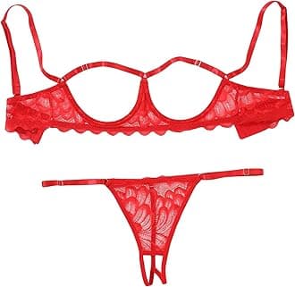 AvidloveLingerie Set For Women Sexy Bra and Panty 2 Piece Lace Lingerie Set With Underwire S-XXL