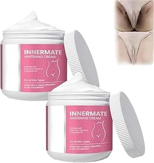 Liascy InnerMate Whitening Cream, Intimate Area Skin Lightening Cream,Skin Bleaching Creams for Private Area,Dark Spot Corrector Cream for Inner Thigh,Bikini Line,Armpit (2 Pcs)