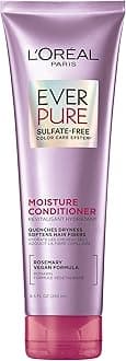 L’Oréal Paris Moisture Sulfate Free Conditioner, Hair Care for Color-Treated Hair with Rosemary Botanicals, EverPure, 8.5 Fl Oz