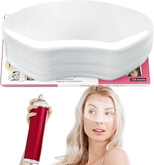 EBANKU 300 Pcs Shower Face Eye Shield Visor, Plastic Shower Shield Visor Eye Protector Makeup Protective Eyebrow Shower Visors for Adults Showering Haircut Hairspray