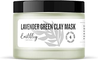 Face Mask, Healthier Skin, Reduces Oils, Soothes Skin, Pull out Dirt and Oil, Unclog Pours, Improve Skin Complexion (Lavender Green Clay Mask, 2oz.)