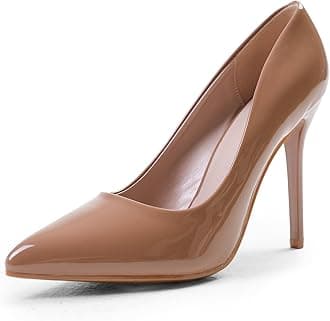 Womens High Heel Pointed Toe Pumps Smart Office Work Courts Shoes Ladies Pumps Party Prom Wedding Bridal Occasion Heeled Court Stiletto Heels Shoes