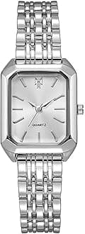 Watches for Women Wrist Watches Steel Strap Womens Watch Casual Fashion Simple Square Quartz Wristwatch