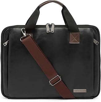 VISMIINTREND Stylish Leather Office Laptop Bag Handbag for Men & Women| Slim,Briefcase,Messenger Bags| Fits 13",14", 15.6" Macbook Laptops, Birthday Gift for Husband/Father, Corporate Diwali Gifts