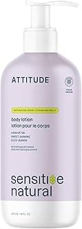 ATTITUDE Soothing Body Lotion for Dry & Sensitive Skin, With Oatmeal, EWG Verified, Dermatologist-tested & Hypoallergenic, Vegan & Cruelty-free Body Moisturiser, Chamomile, 473ml