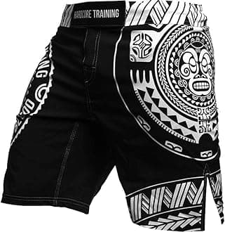 Hardcore Training Fight Shorts Men's Boxing MMA Combat BJJ Grappling Fitness Muay Thai Kickboxing No Gi