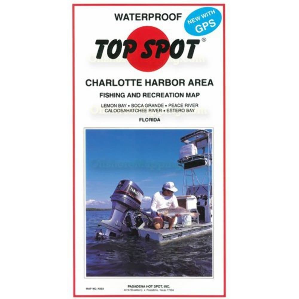 TopspotFishing Map for Charlotte Harbor