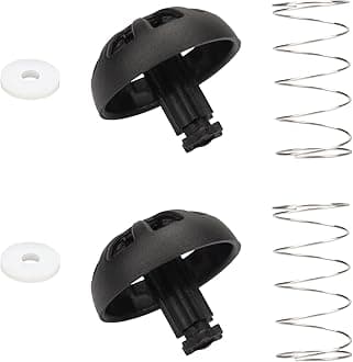 2-Pack Coffee Machine Brew Basket Bottom Spring Loaded Stopper Kits Fits for Mr Coffee Black and Decker Hamilton Coffee Maker Parts, Replace 990117900 990237500 185774-000-000 112435-000-000