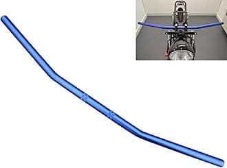 Motorcycle Handlebars Drag Bar 22mm 7/8 inch for Streetfighter Custom Bike Flat Tracker Bobber Chopper (Blue)