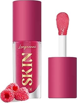Moisturizing Lip Oil,No-Sticky Lip Gloss Lip Balm Lip Care,Fruit Flavoured Lip Oil For Dry Lip's Moisturizing Hydrating And Nourishing ((Raspberry))