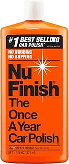Nu Finish The Once A Year Car Polish Liquid - 16 OZ