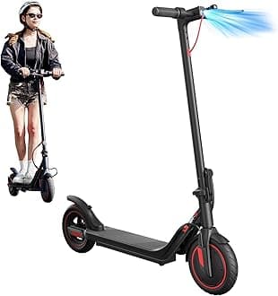 iScooter Electric Scooter Adults & Big Kids, 23/18/12 Miles Long Range,22/19/18 Mph Top Speed, Commuting Electric Scooter with Cruise Control, Double Braking Systems Escooter for Adults and Teens