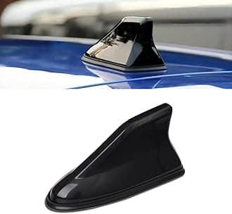 1 Pack Shark Fin Antenna Cover, Antenna Tail Modification Special, Replacement Car Roof Decorative Antenna Cap, for 6.29" x 3.11" Radio Antenna (Black)